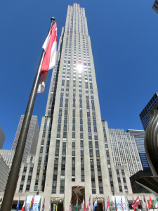 Wolkenkratzer des Rockefeller Centers - Top of the Rock