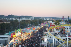 Ausschnitt Festgelände Cannstatter Wasen