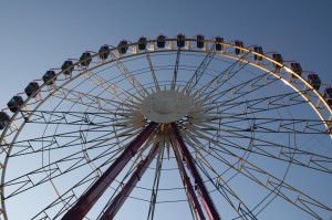 Nahansicht Riesenrad