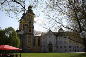 Schlosshof des Deutschordensschlosses in Bad Mergentheim