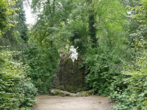 Skulptur des Hirtengotts Pan