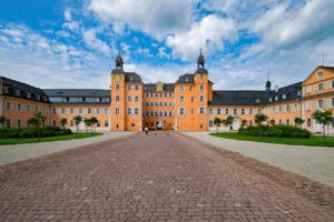 Frontansicht Schloss Schwetzingen - Eingangsbereich