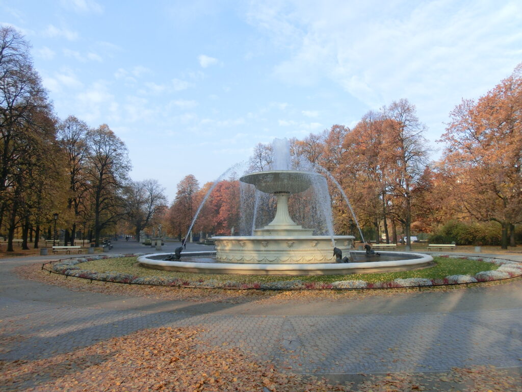 Brunnen im sächsischen Garten Warschau